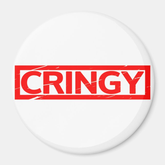 Cringy Briefmarke Magnet (Vorne)