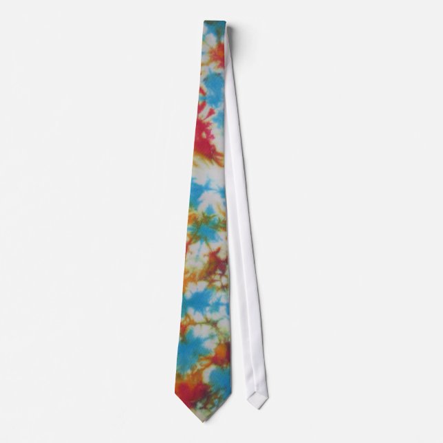 Crinkle Gefärbte Krawatte Necktie (Vorderseite)
