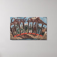 Cripple Creek, Colorado - Große Buchstabenszenen