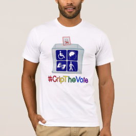 #CripTheVote T - Shirt, Weiß, für Männer T-Shirt