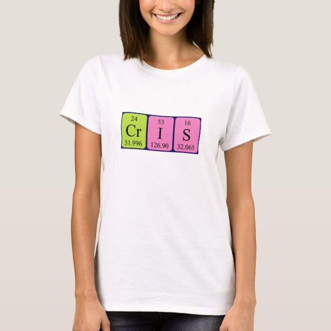 Cris Periodenname Shirt (Vorderseite)