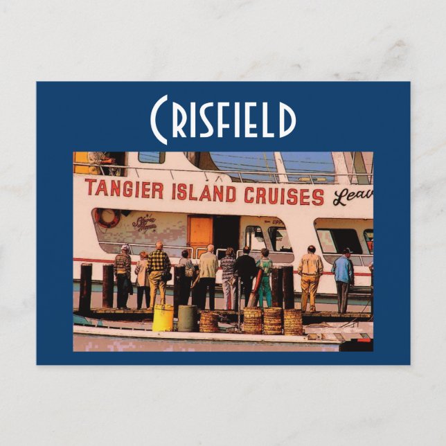 Crisfield Postcard - Angepasst Postkarte (Vorderseite)