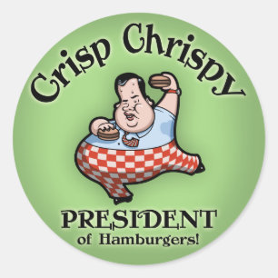 Crisp Chrispy Prez von Burgers Runder Aufkleber