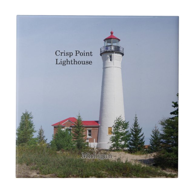 Crisp Point Lighthouse Flip Fliese (Vorderseite)