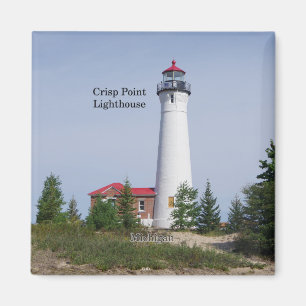 Crisp Point Lighthouse-Magnet Magnet