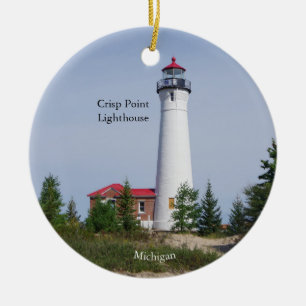 Crisp Point Lighthouse Ornament