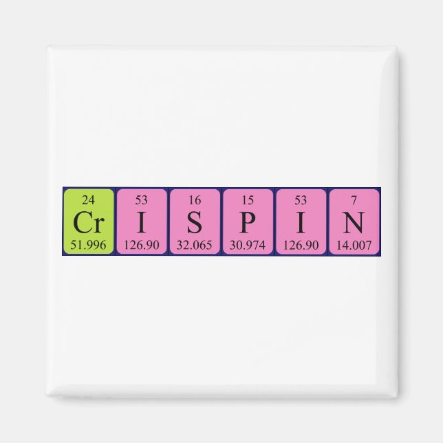 Crispin Periodenmagnet Magnet (Vorne)