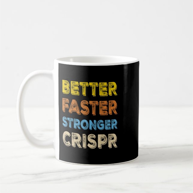 Crispr DNA Edits Funny Scientist Biologe Kaffeetasse (Links)