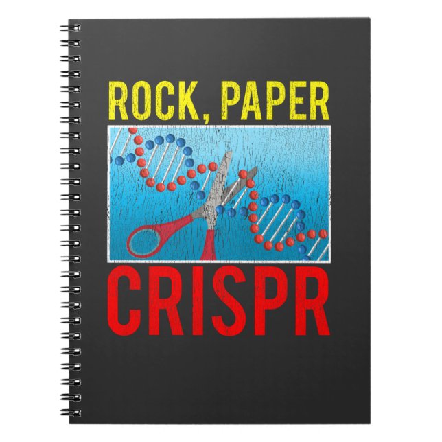 Crispr Funny Biology Student Science Biologist DNA Notizblock (Vorderseite)