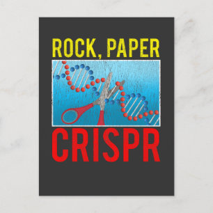 Crispr Funny Biology Student Science Biologist DNA Postkarte
