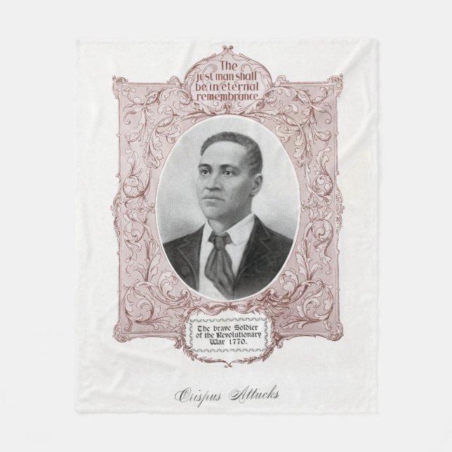 Crispus Attucks: Märtyrer der amerikanischen Revol Fleecedecke (Vorderseite)