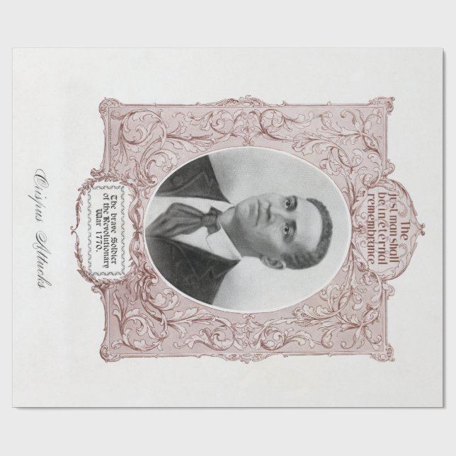 Crispus Attucks: Märtyrer der amerikanischen Revol Geschenkpapier (Flach)