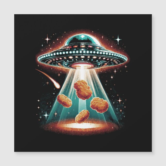 Crispy Chicken Nugget Magnetkarte (Vorderseite)