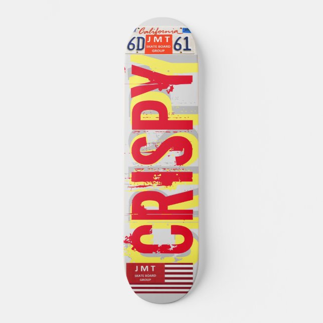 CRISPY Skateboard (Vorderseite)