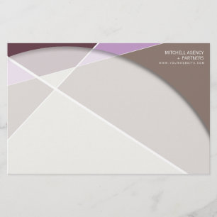 Criss Cross Geometric Muster Stilvolle Mod Art Briefpapier