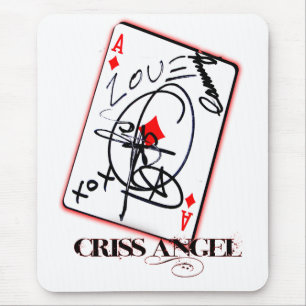 Criss Engels-Karte Mousepad