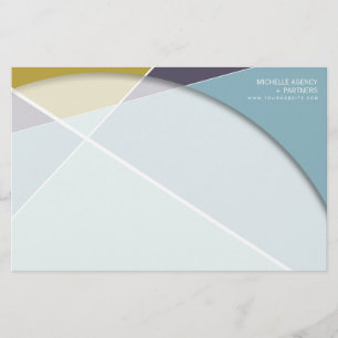 Criss queres geometrisches Muster-stilvolle Briefpapier