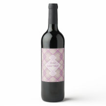 Crisscrossed Happy Lila & Creme, white Karos Wra