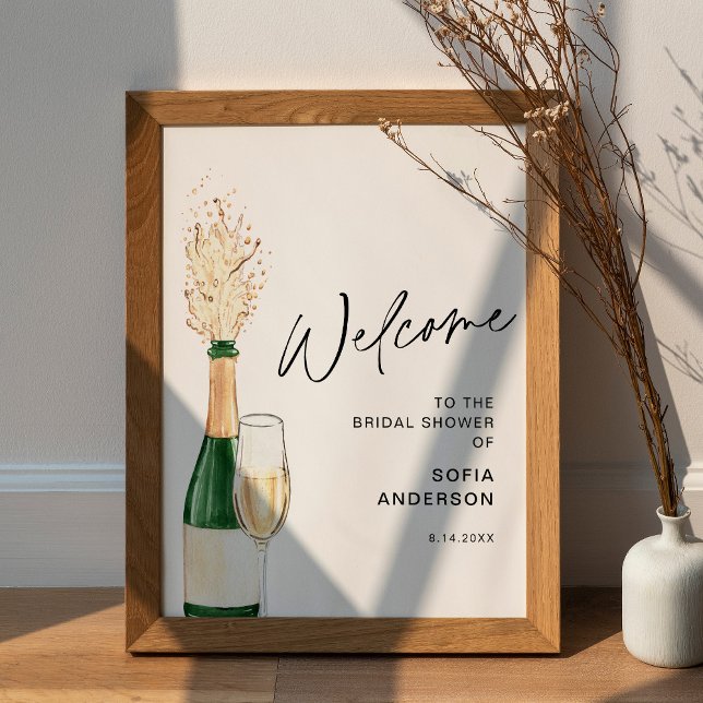 CRISTAL Brautparty Begrüßungszeichen - Schaumkarte Poster (Von Creator hochgeladen)