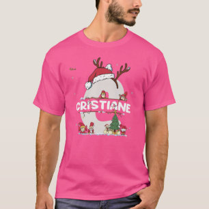 Cristiane Christmasw Cristiane Name für lustige We T-Shirt