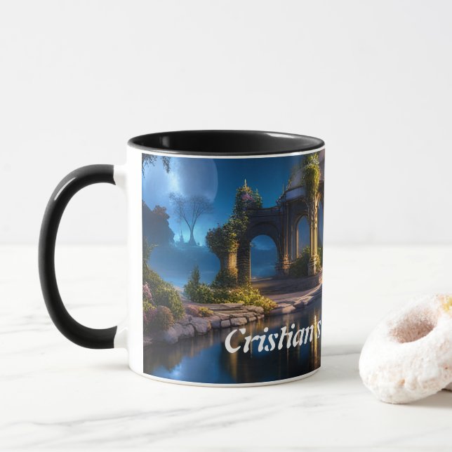 Cristianischer Morgentee Tasse (Mit Donut)