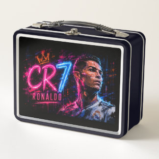 Cristiano Ronaldo CR7 Kunst Metall Brotdose