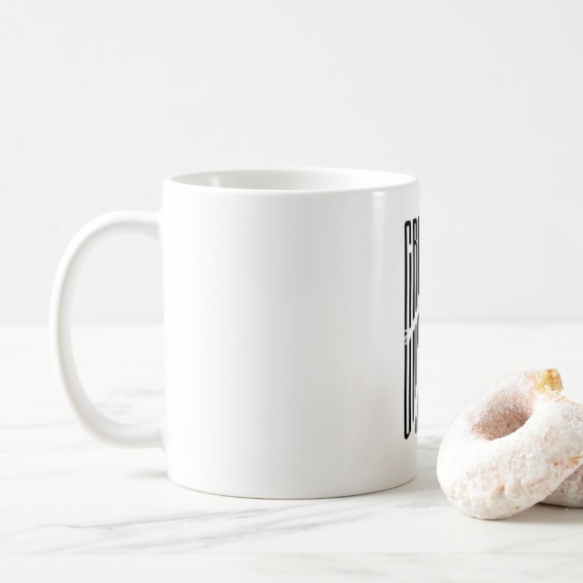 Cristiano Ronaldo CR7 Silhouette Design Kaffeetasse (Mit Donut)