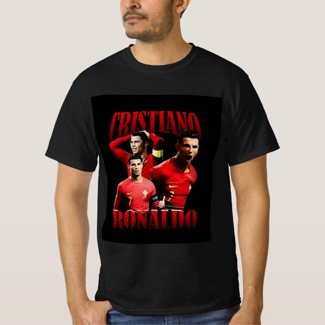 Cristiano Ronaldo Graphic T-Shirt – Iconic Portuga (Vorderseite)