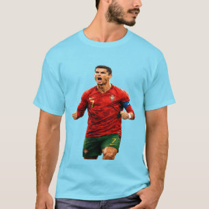 Cristiano Ronaldo Portugal Fußball-Legende Grafik T-Shirt