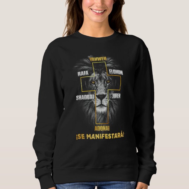Cristianos de Jesus en Espanol - Christlich Spanis Sweatshirt (Vorderseite)