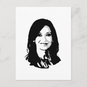 Cristina Fernandez de Kirchner Postkarte