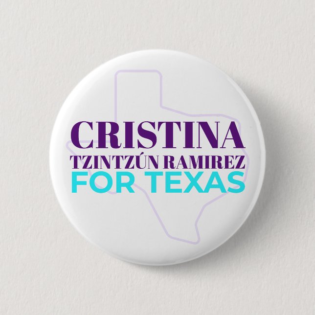 Cristina Tzintzún Ramirez für TX Button 2 (Vorderseite)