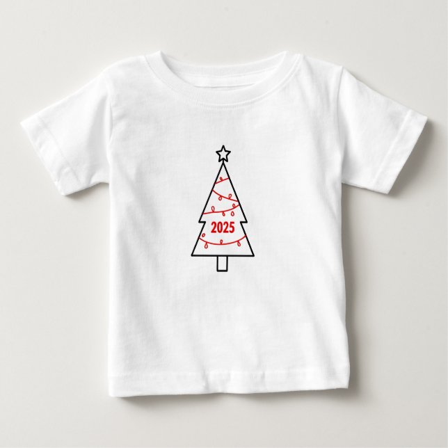 Cristmas Day Baby T-shirt (Vorderseite)