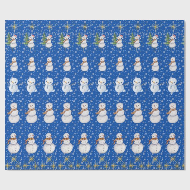 Cristmas Wrapping Paper Geschenkpapier (Flach)