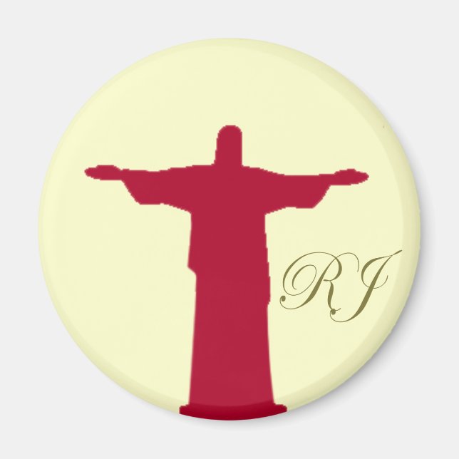 Cristo Redentor - Brasil Magnet (Vorne)