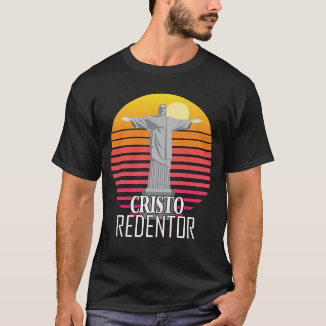 Cristo Redentor Christ the Redeemer Rio Church T-Shirt (Vorderseite)