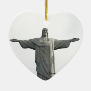 Cristo redentor Christus der Erlöser mit Kopie spa Keramikornament