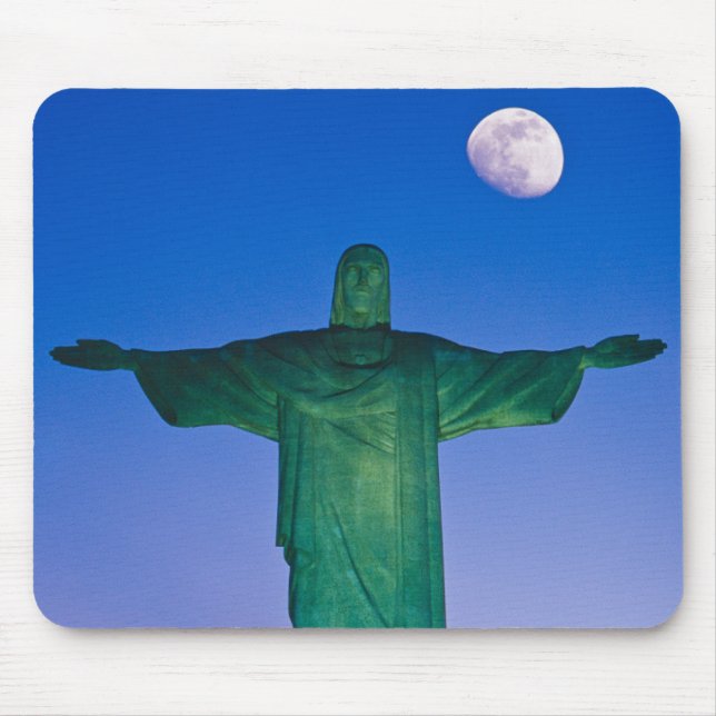 Cristo Redentor Statue| Rio de Janeiro Brasilien Mousepad (Vorne)