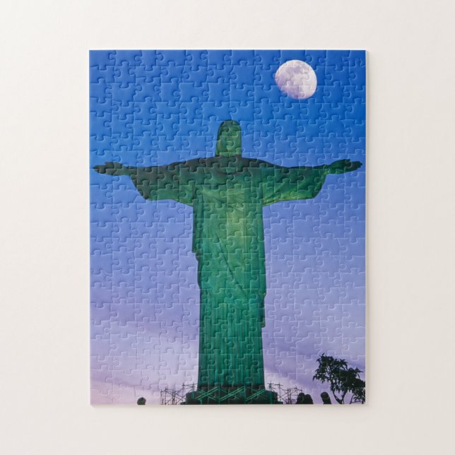 Cristo Redentor Statue| Rio de Janeiro Brasilien Puzzle (Vertikal)