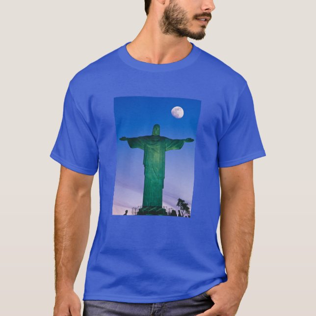 Cristo Redentor Statue| Rio de Janeiro Brasilien T-Shirt (Vorderseite)