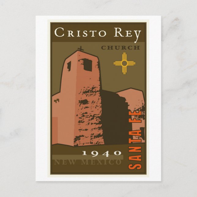 Cristo Rey Church Postkarte (Vorderseite)