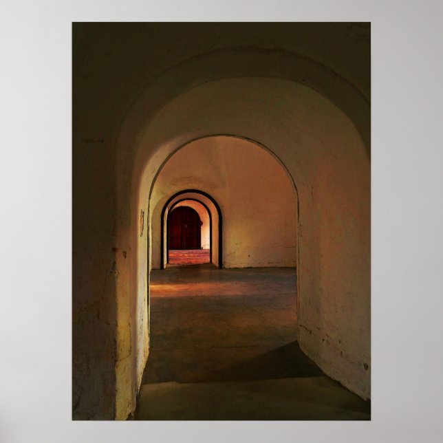 Cristobal Korridor Poster Print (Vorne)