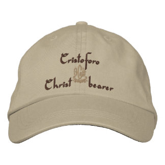 Cristoforo Name mit italienischer Bedeutung Bestickte Baseballkappe