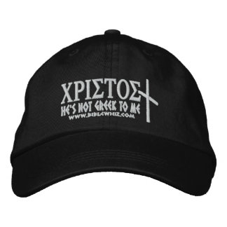 Cristos Hat stitched Bestickte Baseballkappe