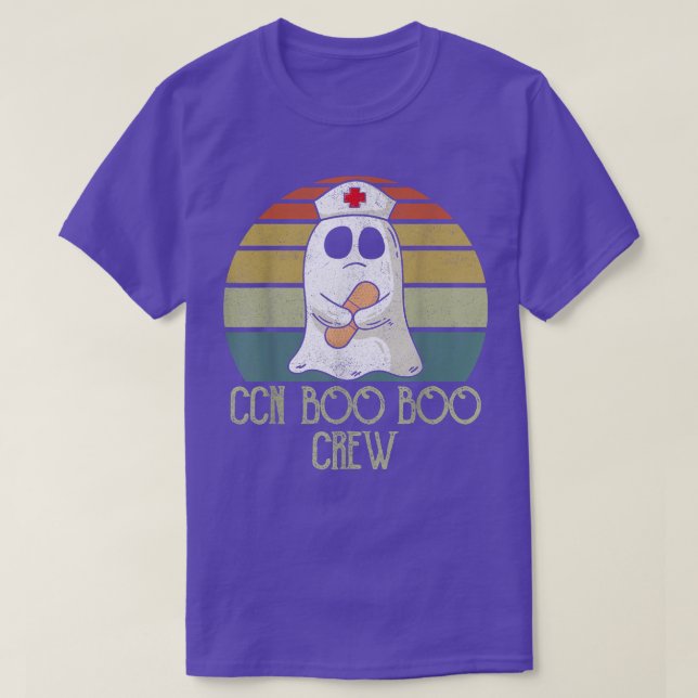 Critical Care Nurse Boo Boo Crew Shirts, Nursing H T-Shirt (Design vorne)
