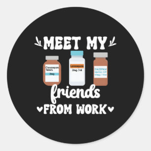 Critical Care Pflege Pflege der kritischen Pflege Runder Aufkleber