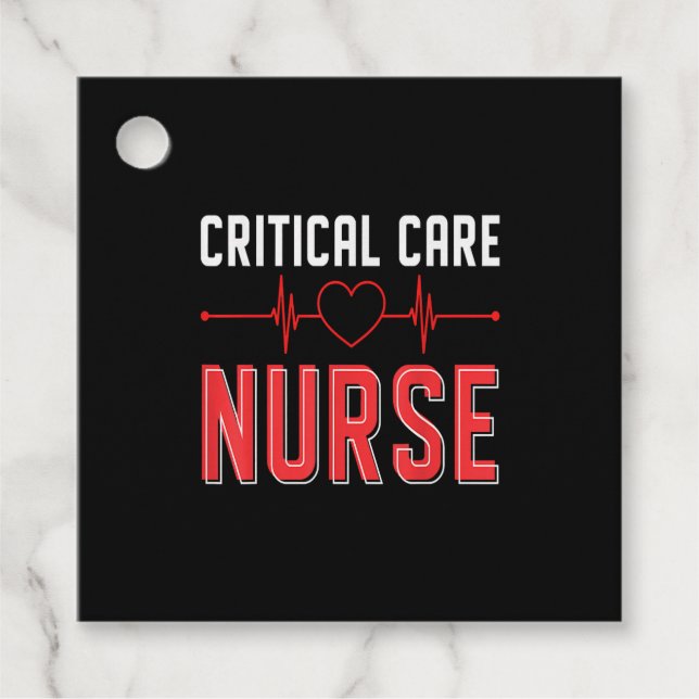 Critical Care RN ICU RN Critical Care Pflege Krank Geschenkanhänger (Vorderseite)
