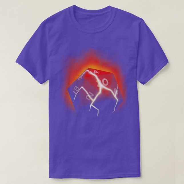 Critical Hit Boardgame Dnd Rpg Master T-Shirt (Design vorne)