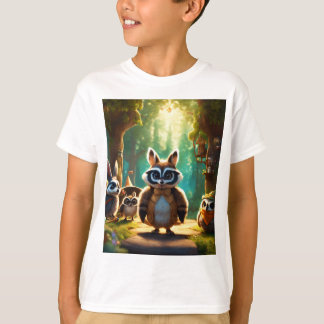 "Critter Academy Hide-and-Seek T-Shirt" T-Shirt