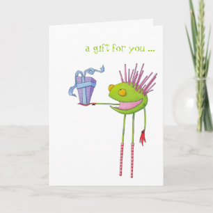 Critter Cedric Card Feiertagskarte